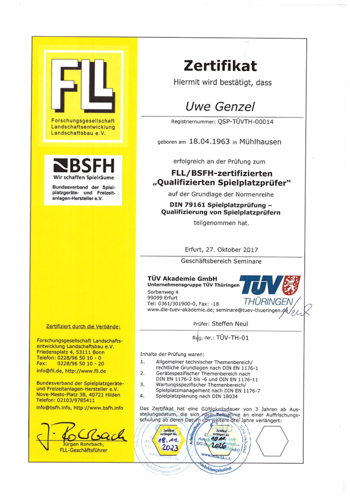 Spielplatzprüfer